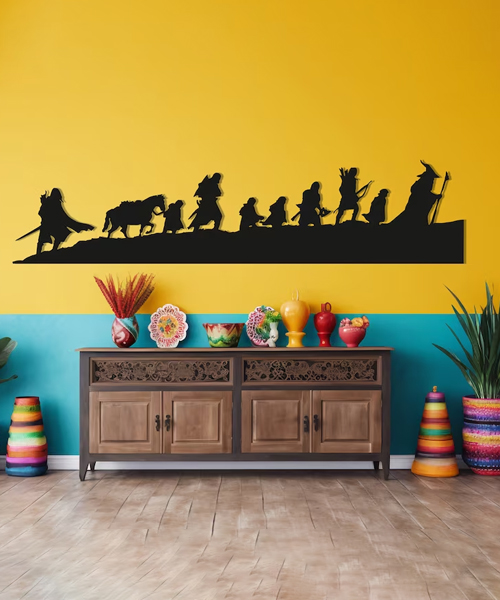  Herr der Ringe Metall Wandkunst